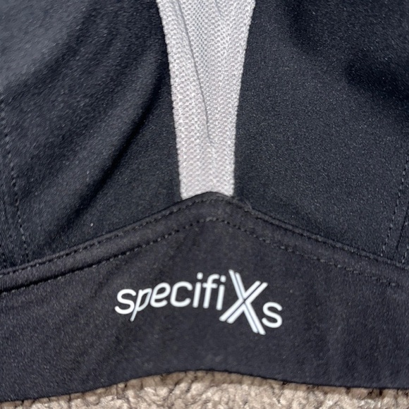 Black and White Sports Bras with Adjustable Straps - Picture 2 of 4